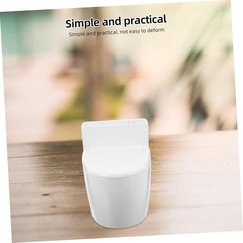 حاوية سجائر معلقة على الحائط مع غطاء، حاوية أعقاب سجائر للداخل والخارج، ديكور الحمام - Image 5